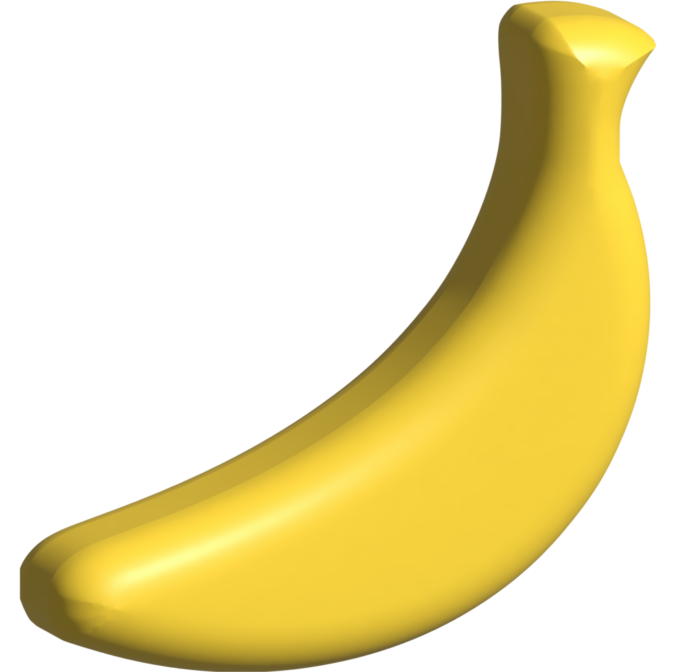 3d illustration av banan png