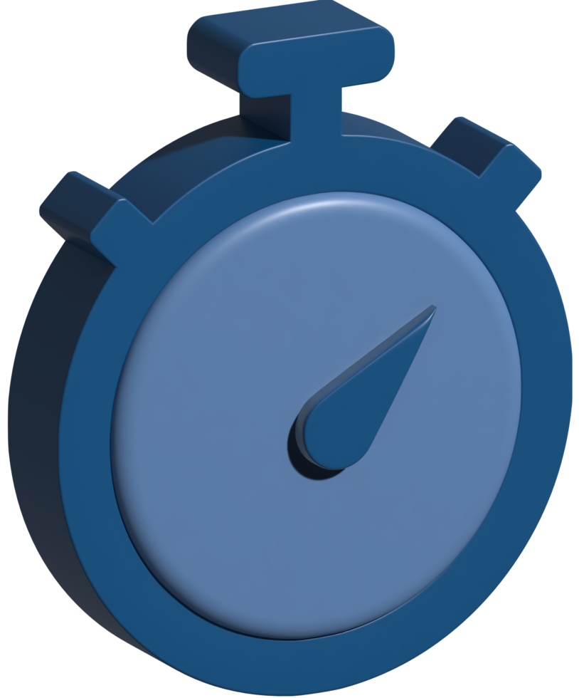 3d illustration of stopwatch png