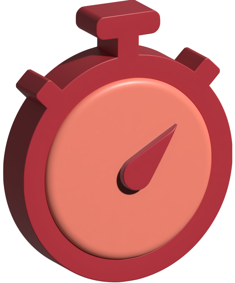 3d illustration of stopwatch png
