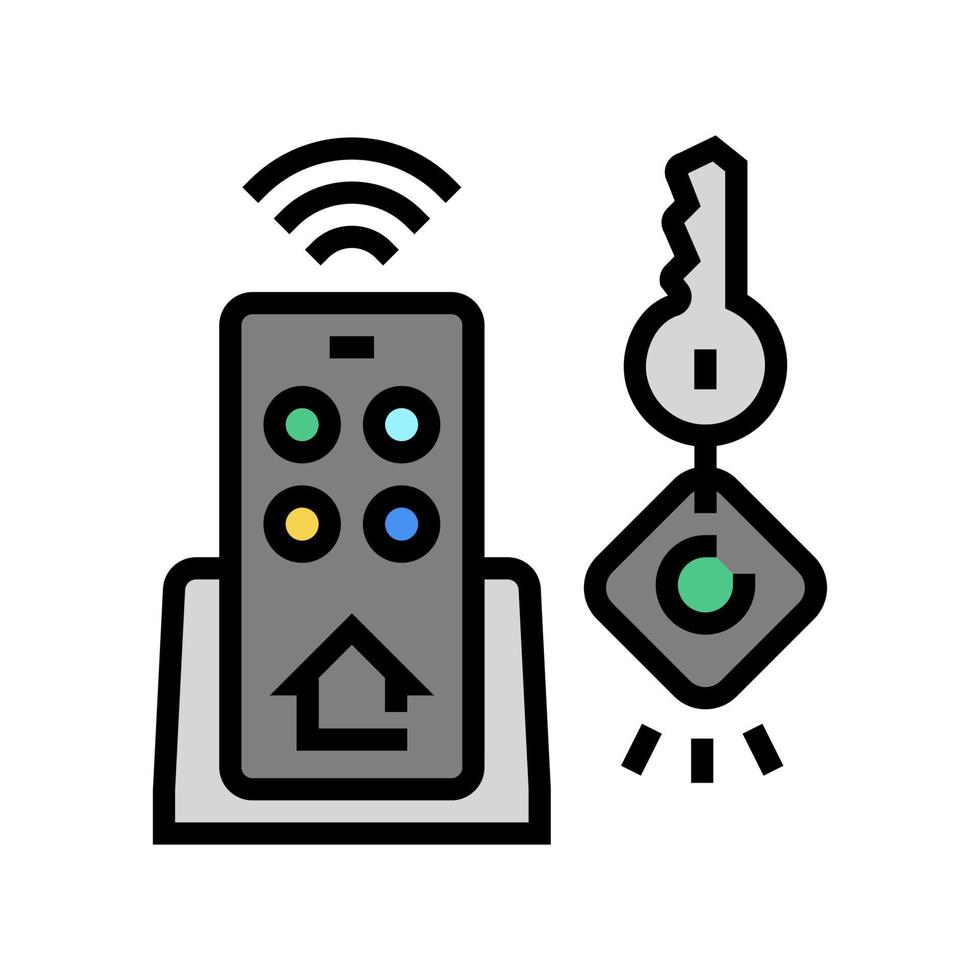 key finder color icon vector illustration