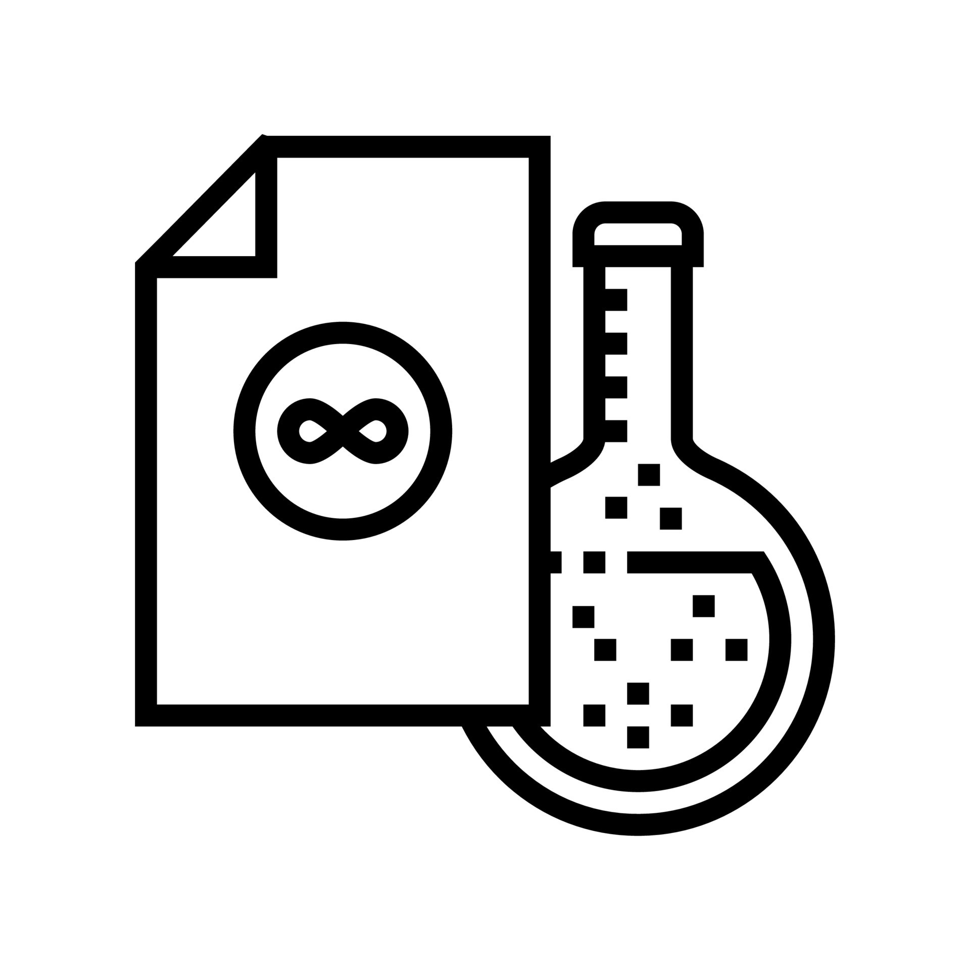 acidfree paper sheet line icon vector illustration 18780109 Vector Art