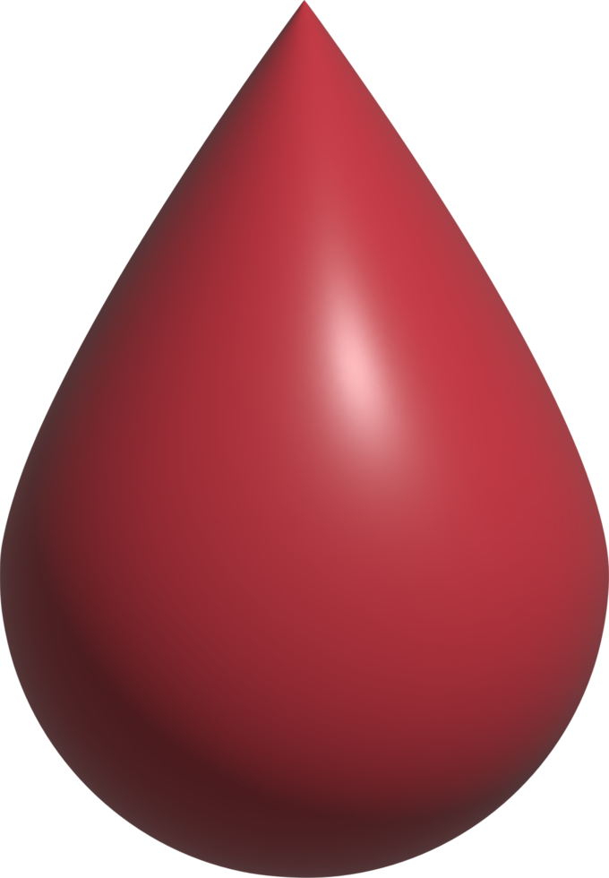 3d illustration of blood png