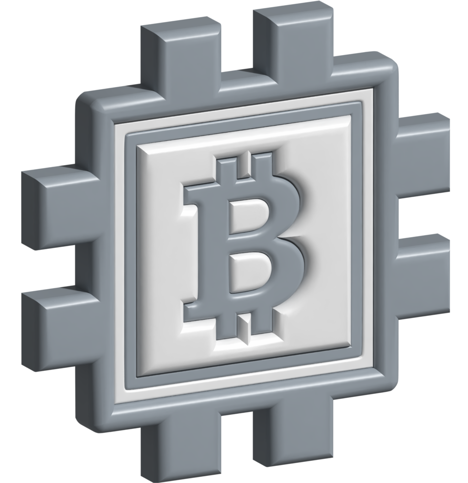 3d illustrazione di bitcoin png