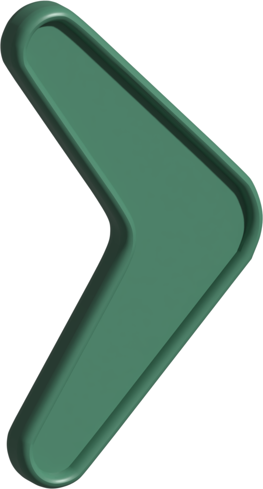 Illustration 3D du boomerang png