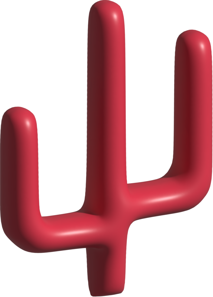 3d illustration of cactus png