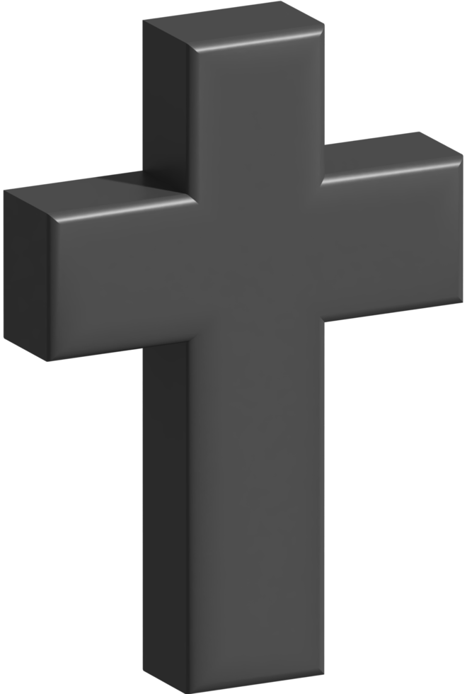 3d illustration of christiani symbol png