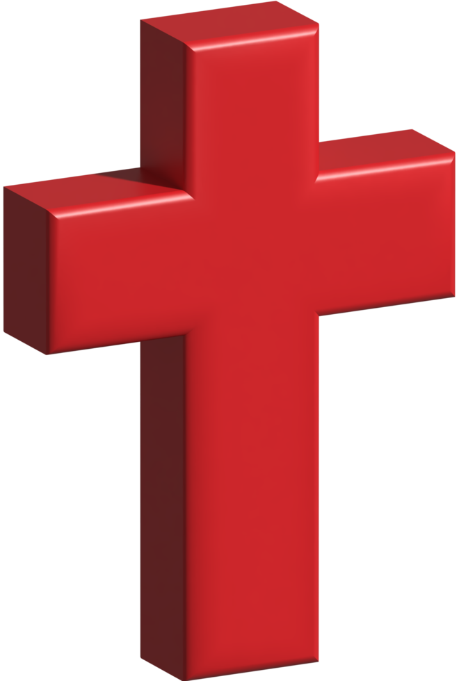 3d illustration du symbole christiani png