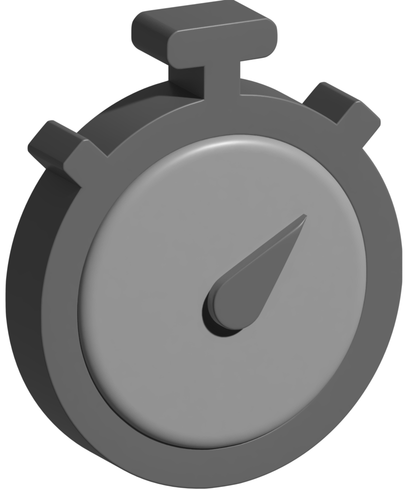 3d illustration of stopwatch png