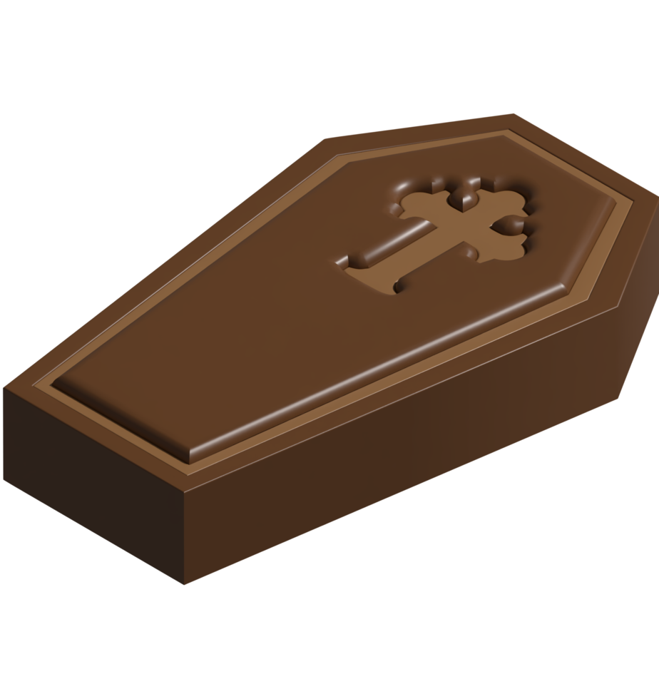 3d illustration of coffin png