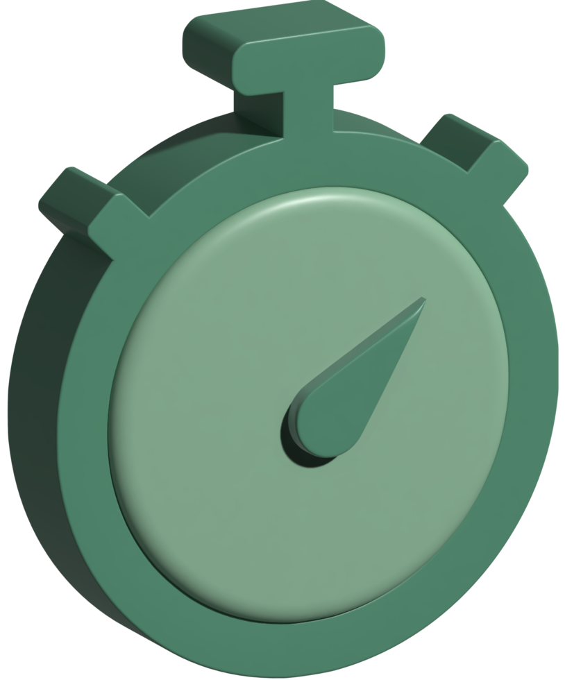 3d illustration of stopwatch png