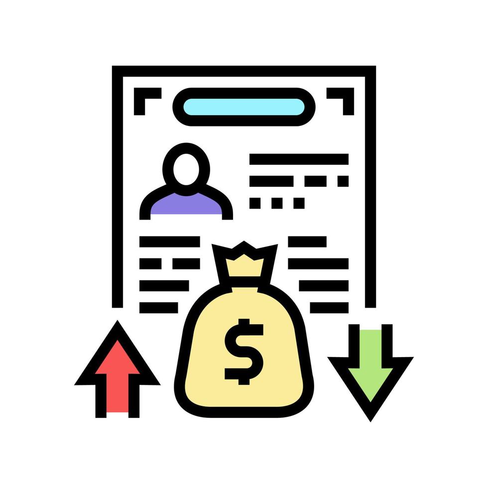 Permitting Document Visa Line Icon Vector Illustration Stock Vector -  Illustration of traveling, investment: 225573888