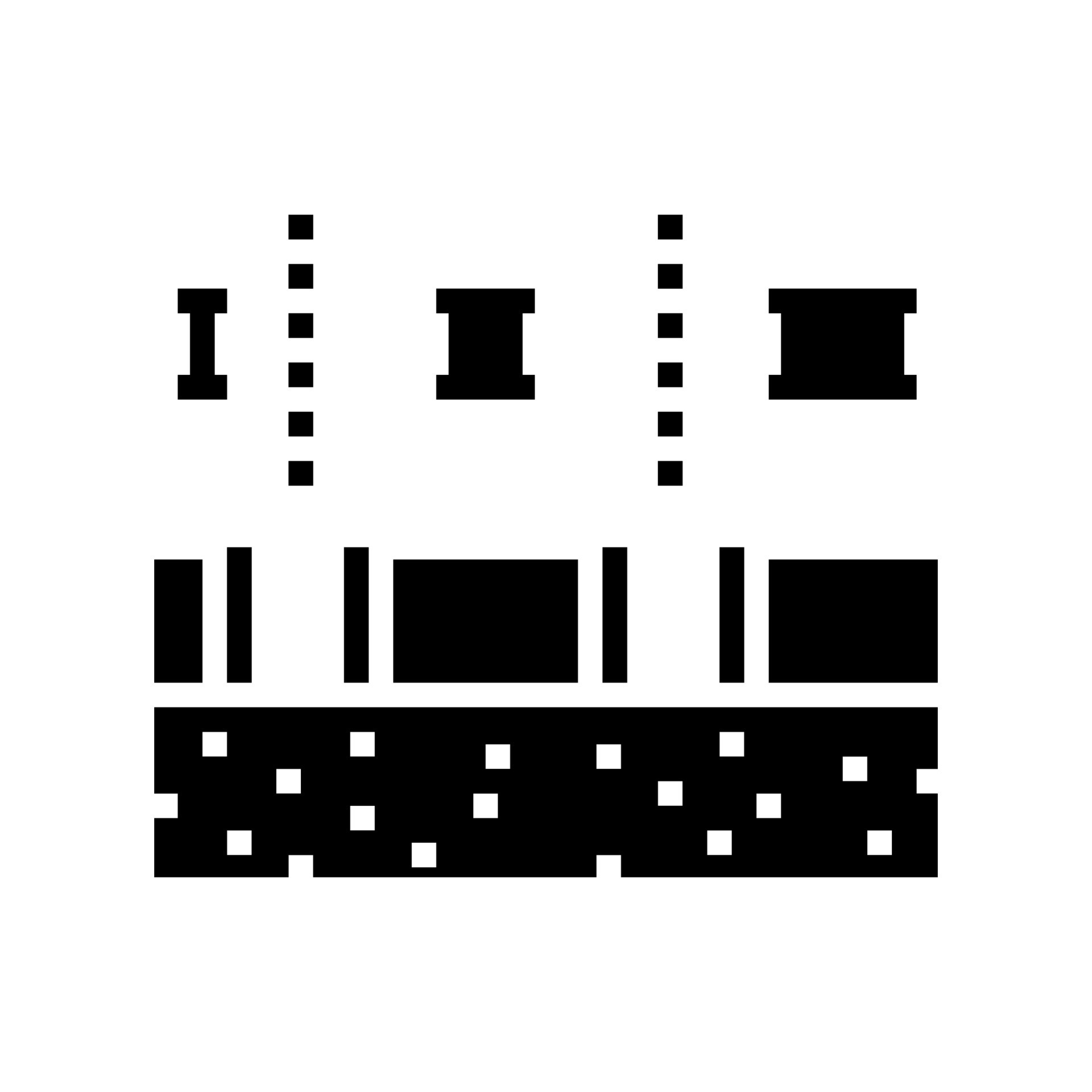 stages of pipeline construction glyph icon vector illustration 18780904