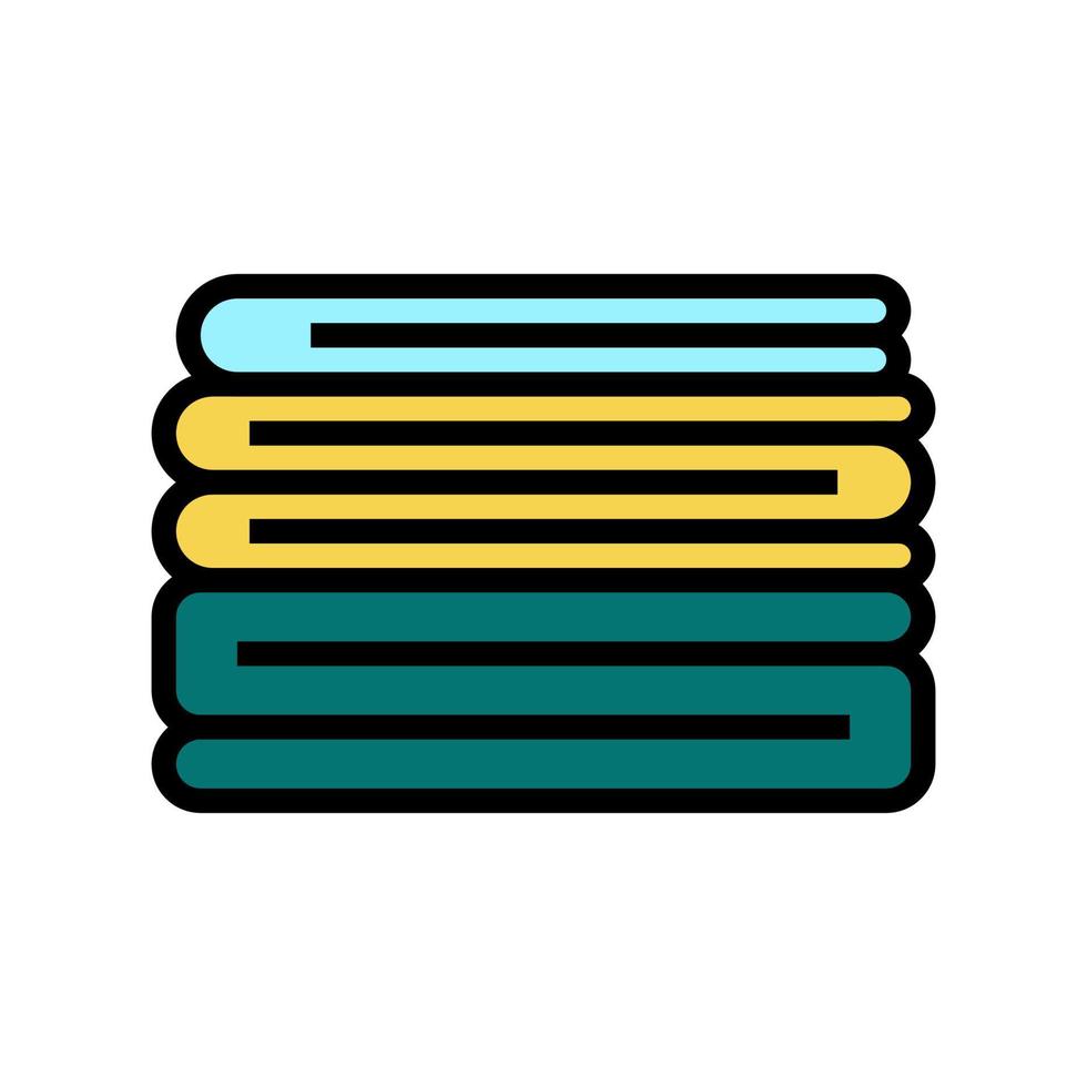 pile textile color icon vector illustration