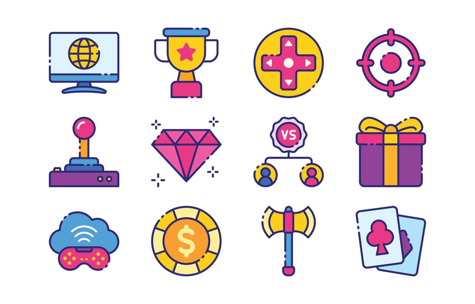 Online Game Icon Vector