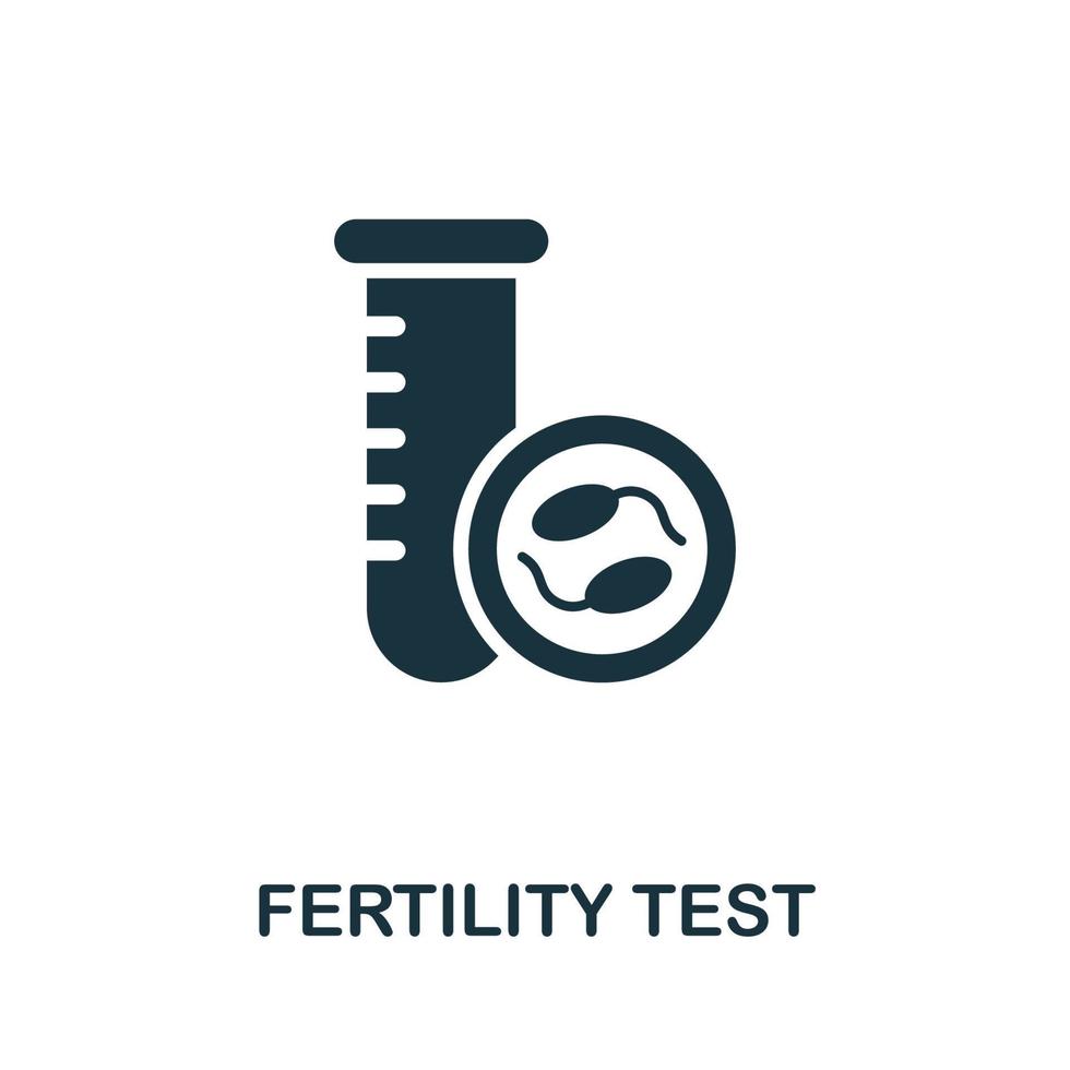 Fertility Test icon. Simple illustration from medical equipment collection. Creative Fertility Test icon for web design, templates, infographics and more vector