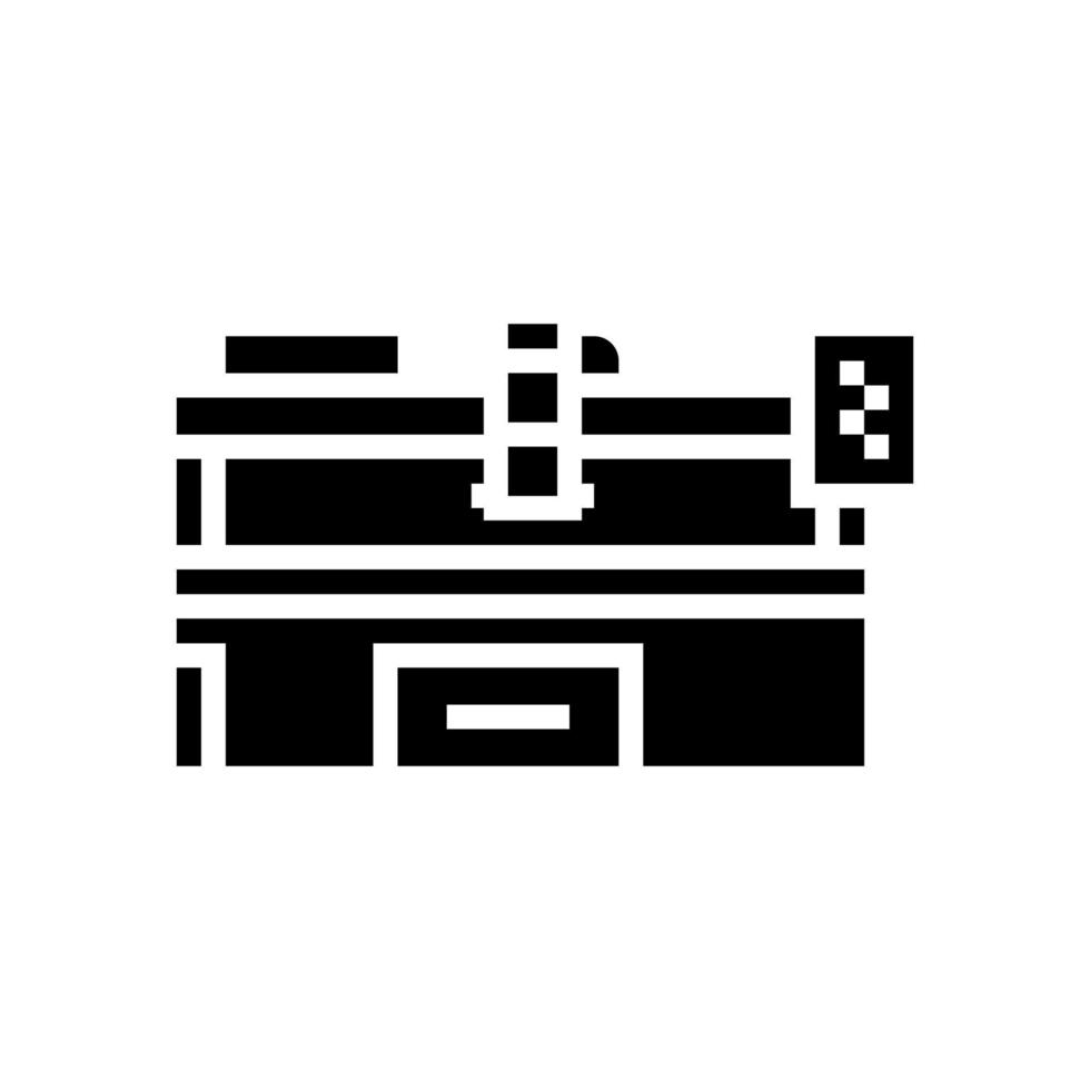 plasma apparatus glyph icon vector illustration