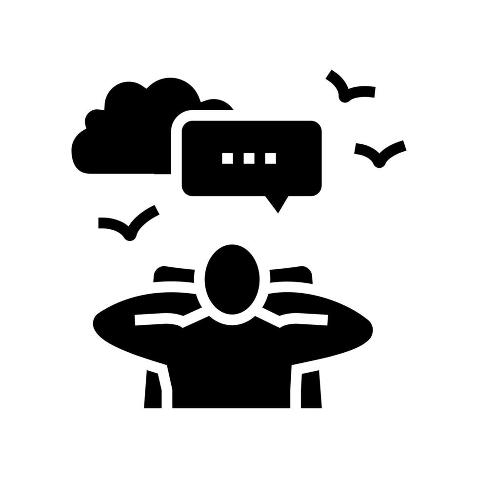 comfort people value glyph icon vector illustration