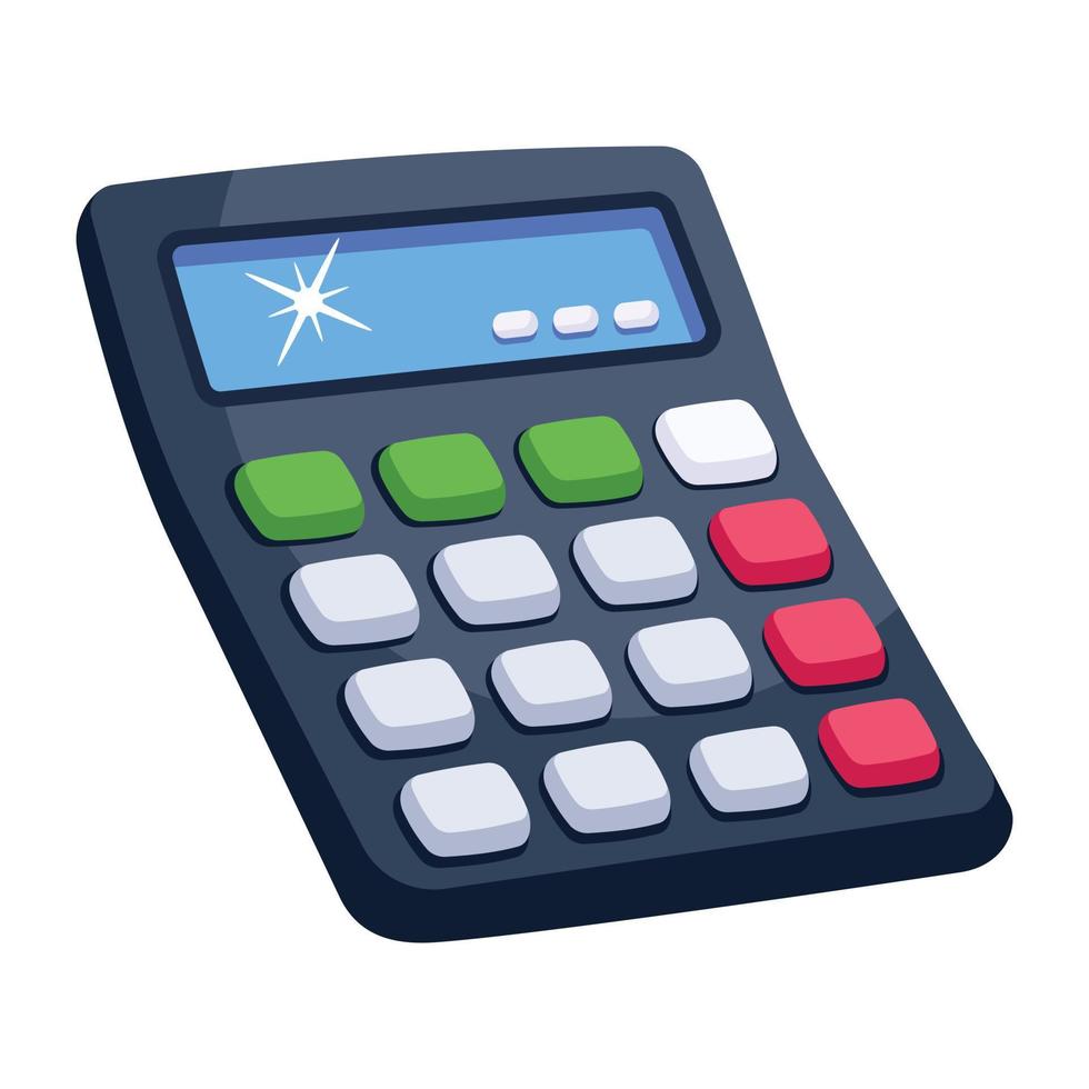 Trendy Calculator Concepts vector