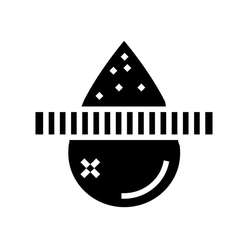 filtered water glyph icon vector illustration