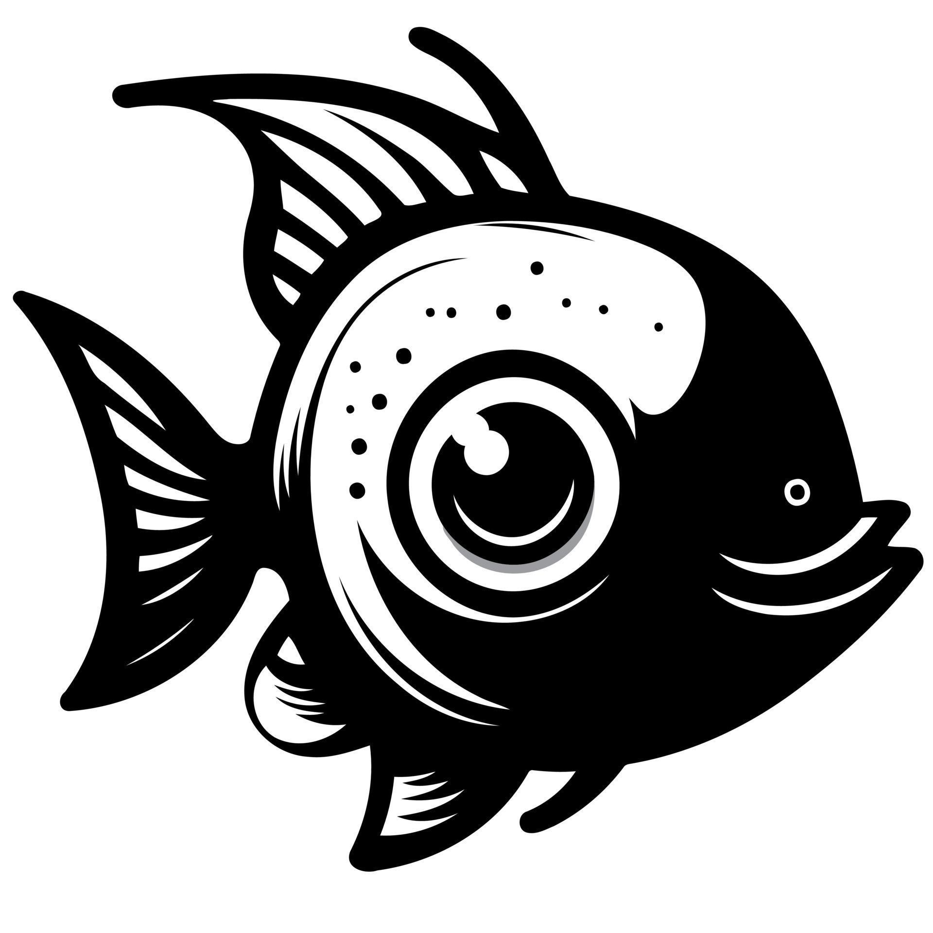 Fish aquatic animal 18782318 Vector Art at Vecteezy