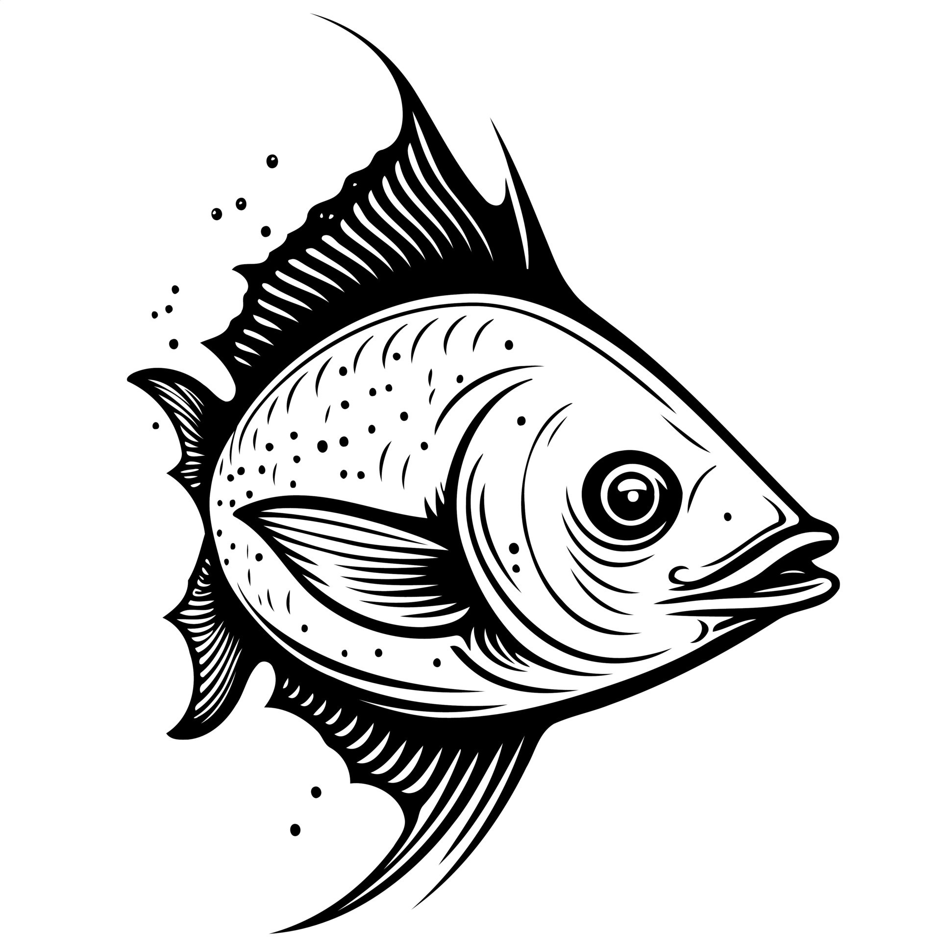 fish aquatic animal 18782385 Vector Art at Vecteezy