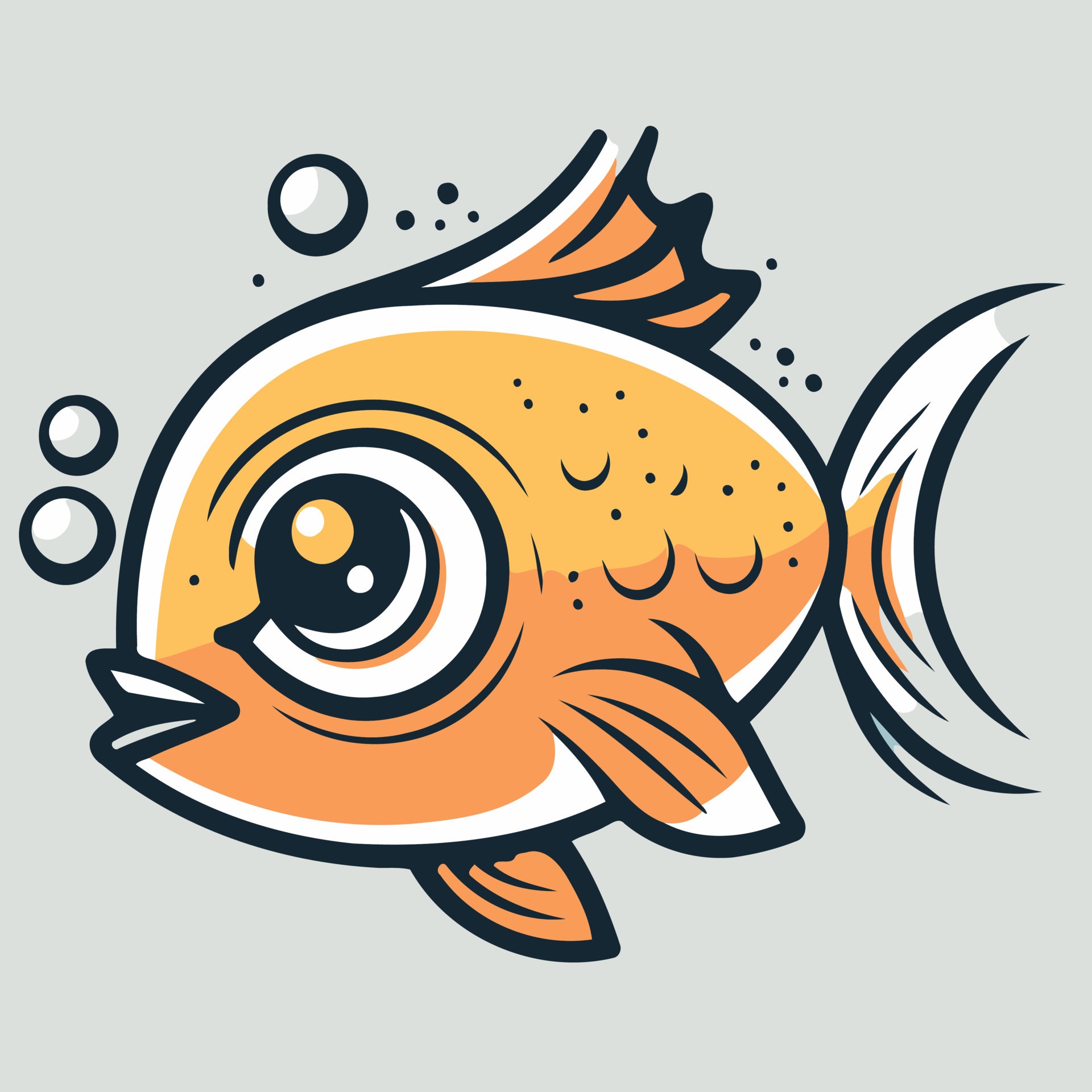 Fish aquatic animal 18782565 Vector Art at Vecteezy