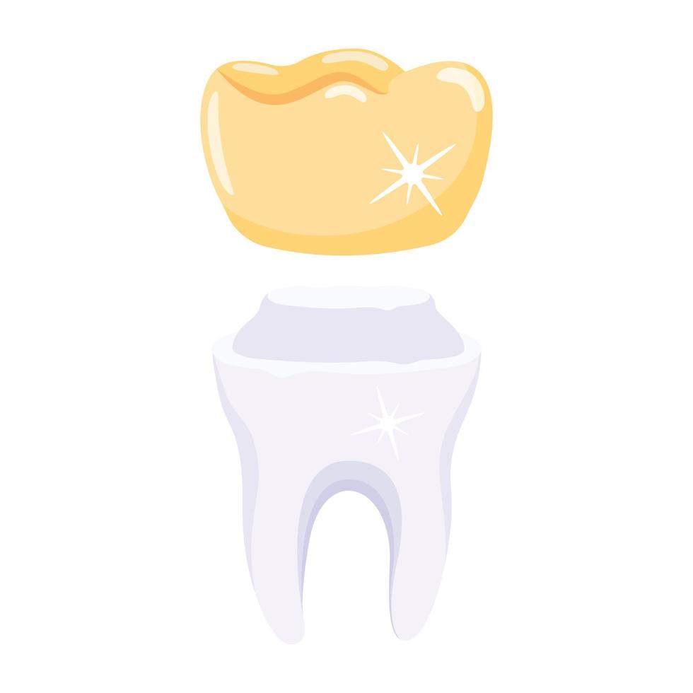 cubierta de dientes de moda vector