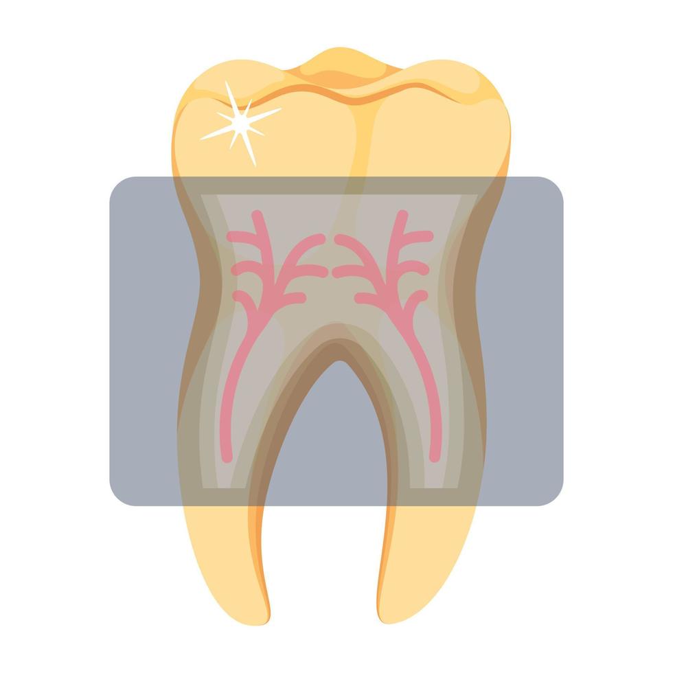 Trendy Toothache Concepts vector