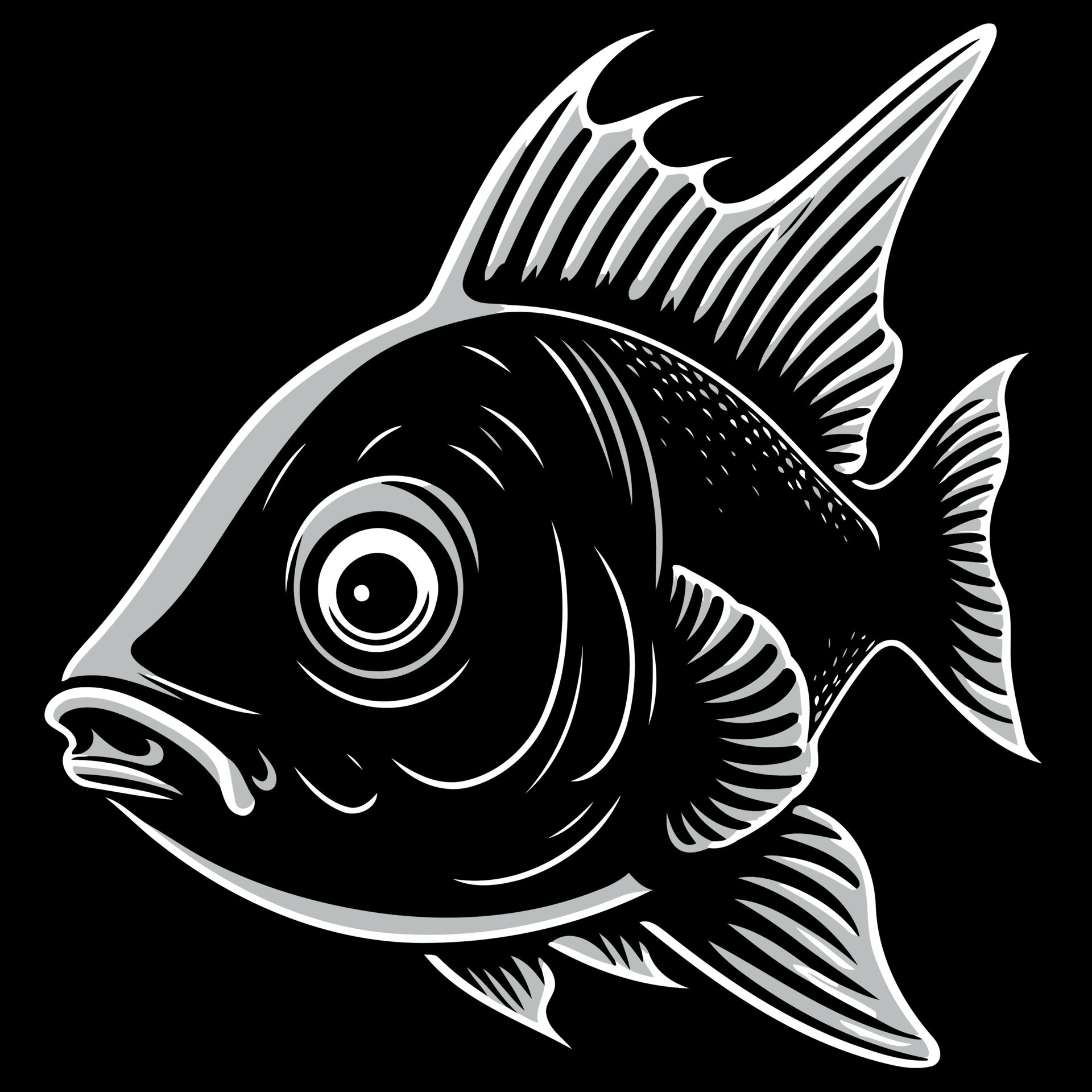 fish aquatic animal 18782850 Vector Art at Vecteezy
