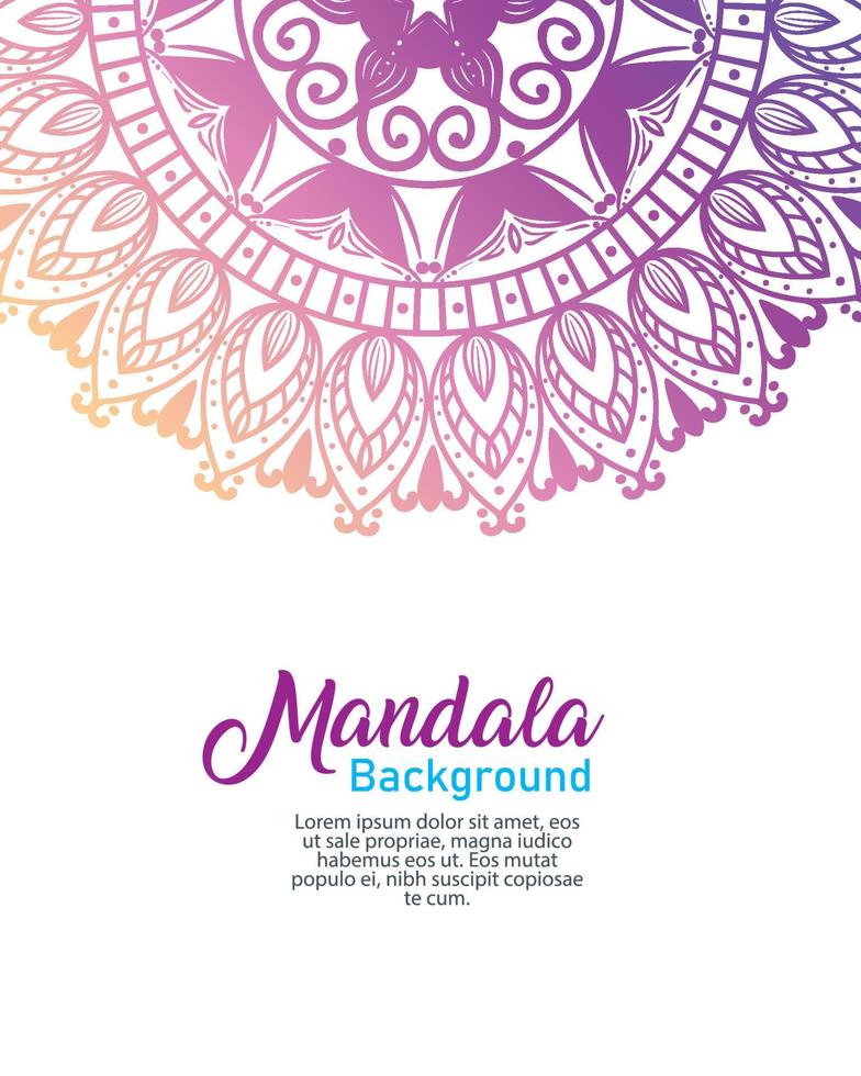 background flower luxury mandala, vintage luxury mandala, ornamental decoration vector