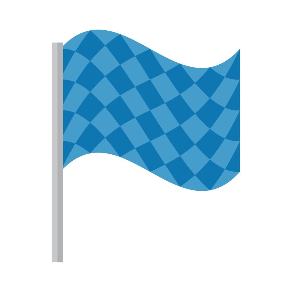 diseño aislado del vector de la bandera del bayern