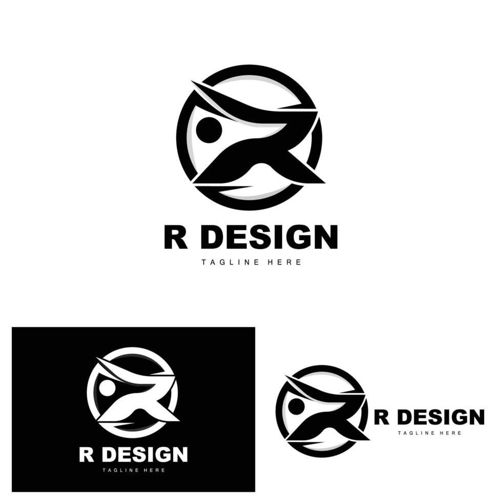R Letter Logo, Alphabet Vector, Initial R Product Brand Logotype Design vector