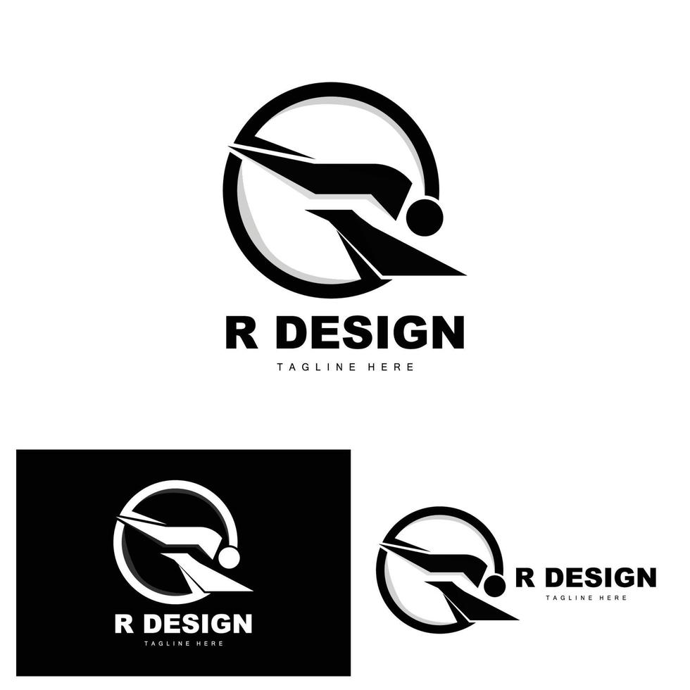 logotipo de letra r, vector alfabético, diseño inicial de logotipo de marca de producto r