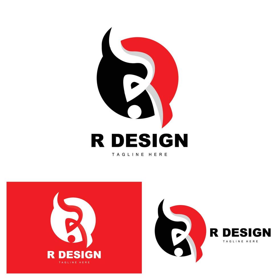 logotipo de letra r, vector alfabético, diseño inicial de logotipo de marca de producto r