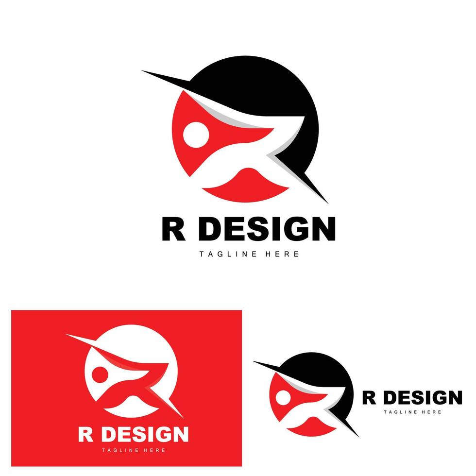 R Letter Logo, Alphabet Vector, Initial R Product Brand Logotype Design vector