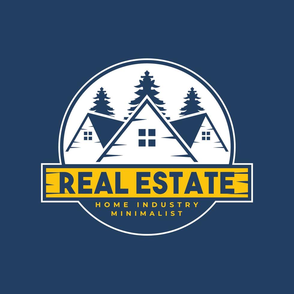 real estate template vector logo design, real estate logo