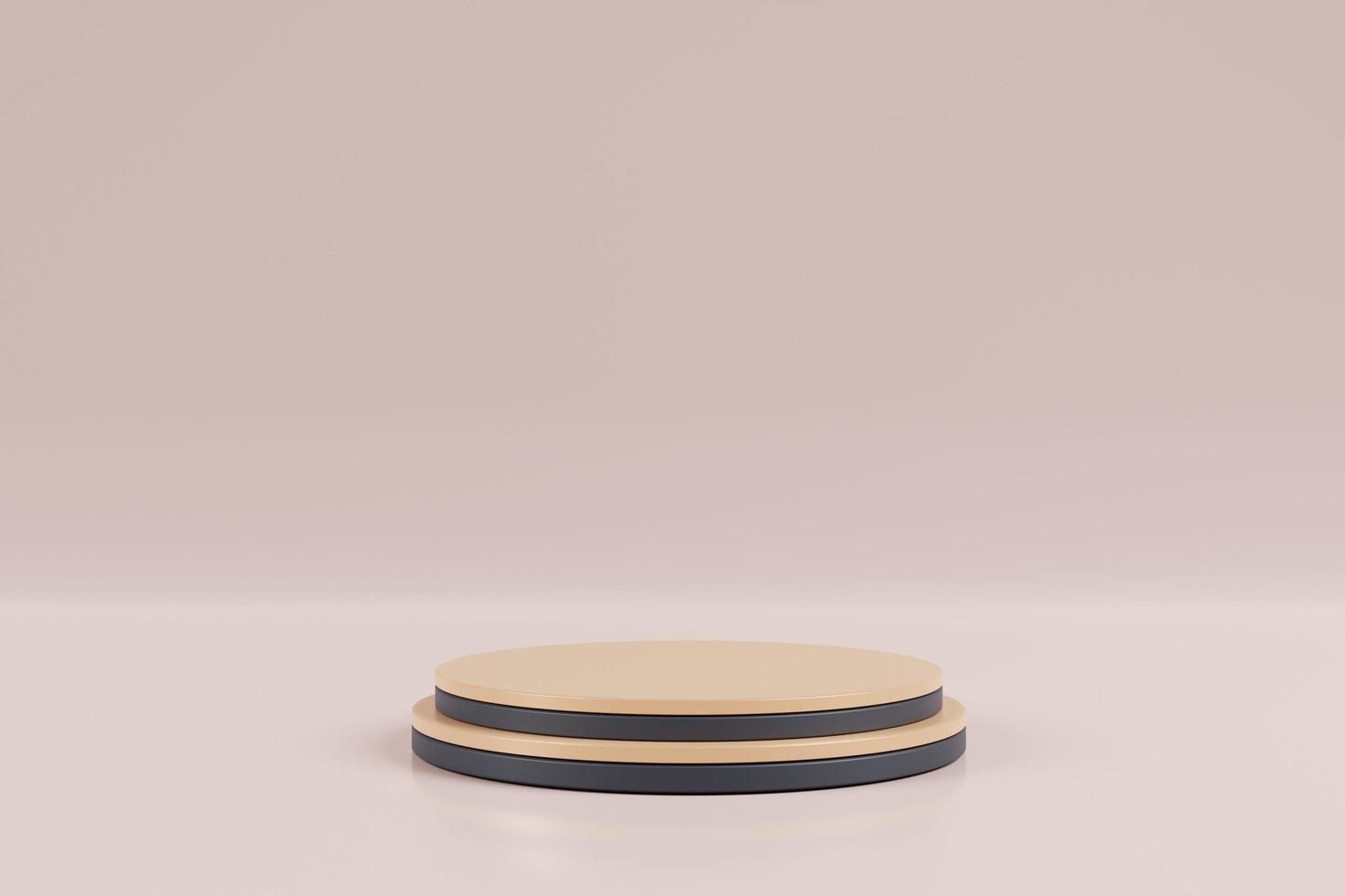 elegant 3d rendering minimalist podium scene background for product presentation photo