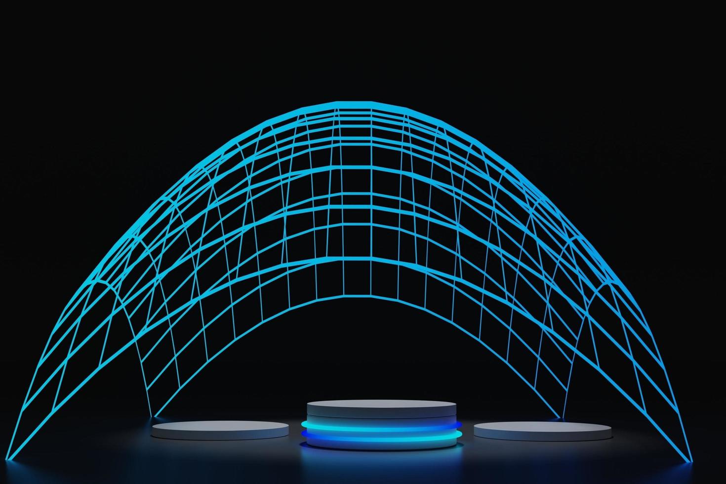 abstract scene for product display on 3d rendering photo