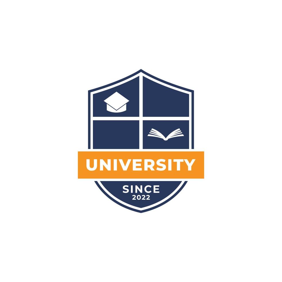 education logo design. university logo. vector