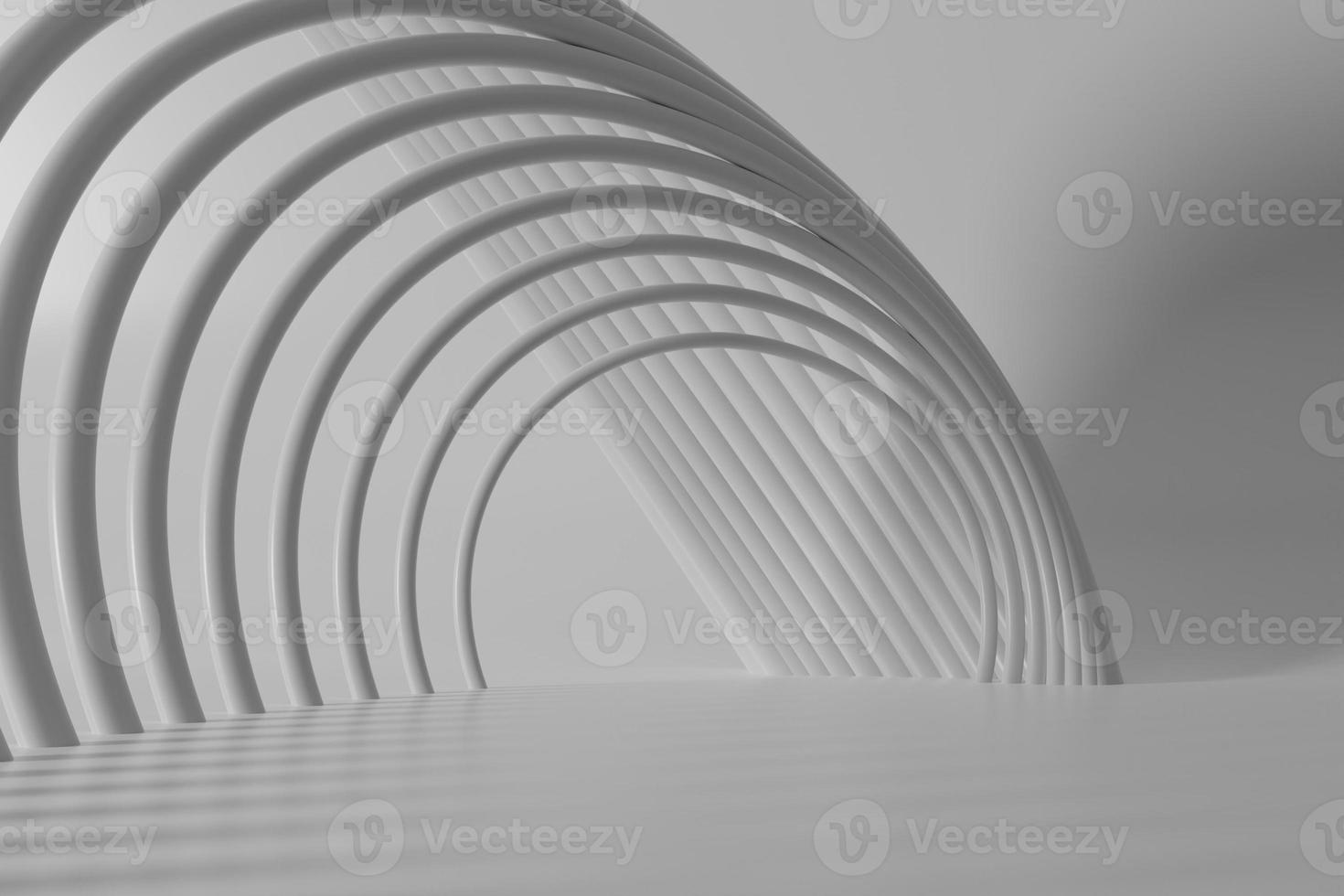 3d rendering white abstract background photo