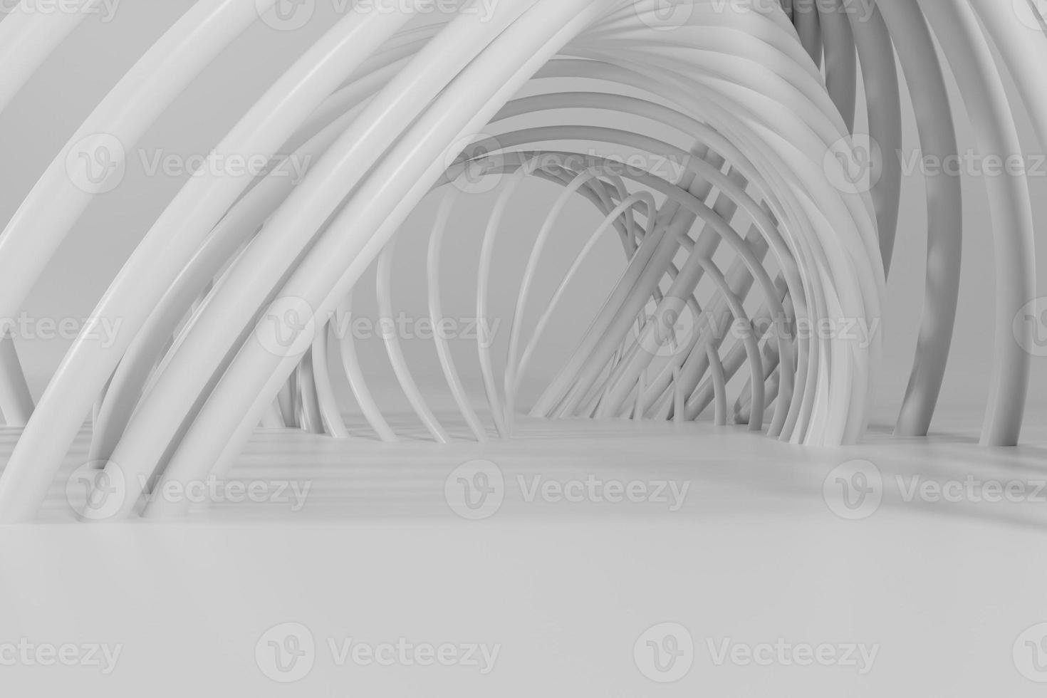 3d rendering abstract white background. 3d illustration photo