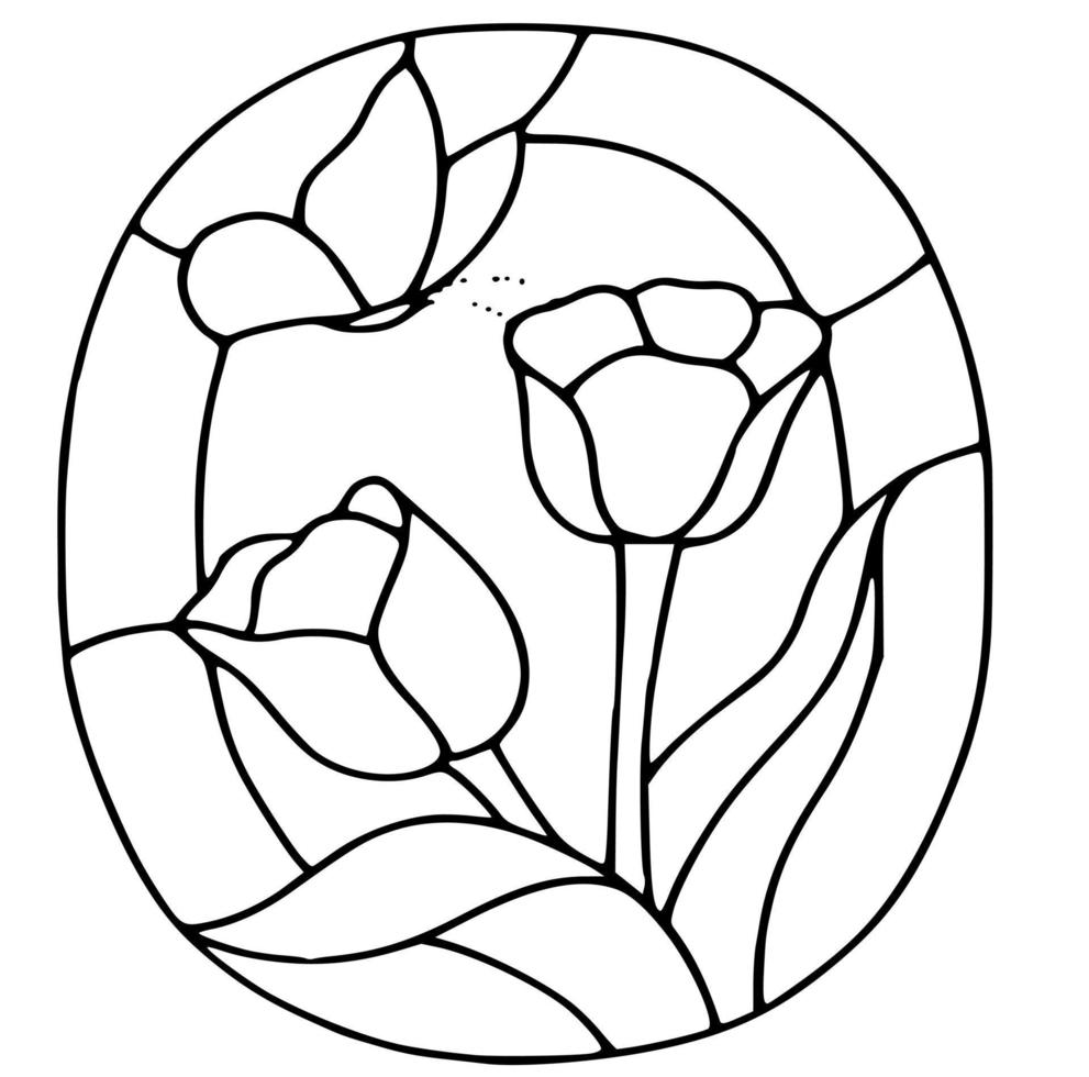 Free Printable Stained Glass Template - Printable Templates Free