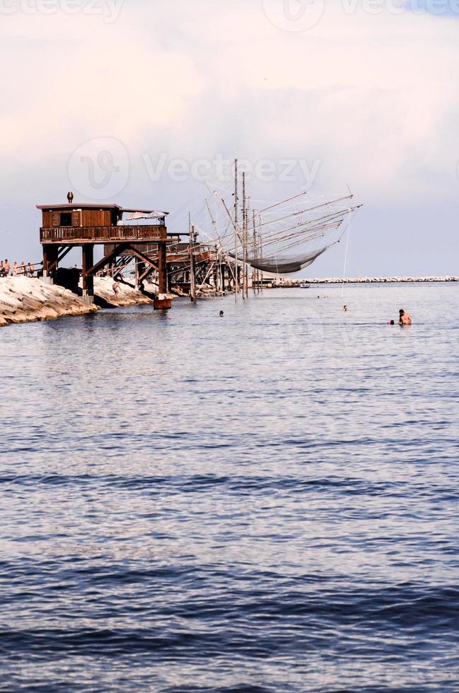 Floating struckture on the sea photo