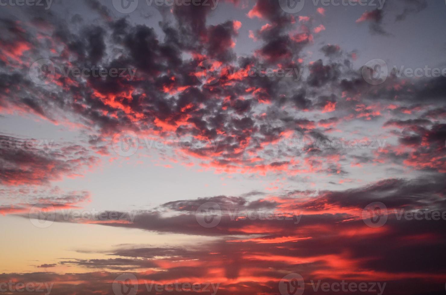 Sky over the sunset photo