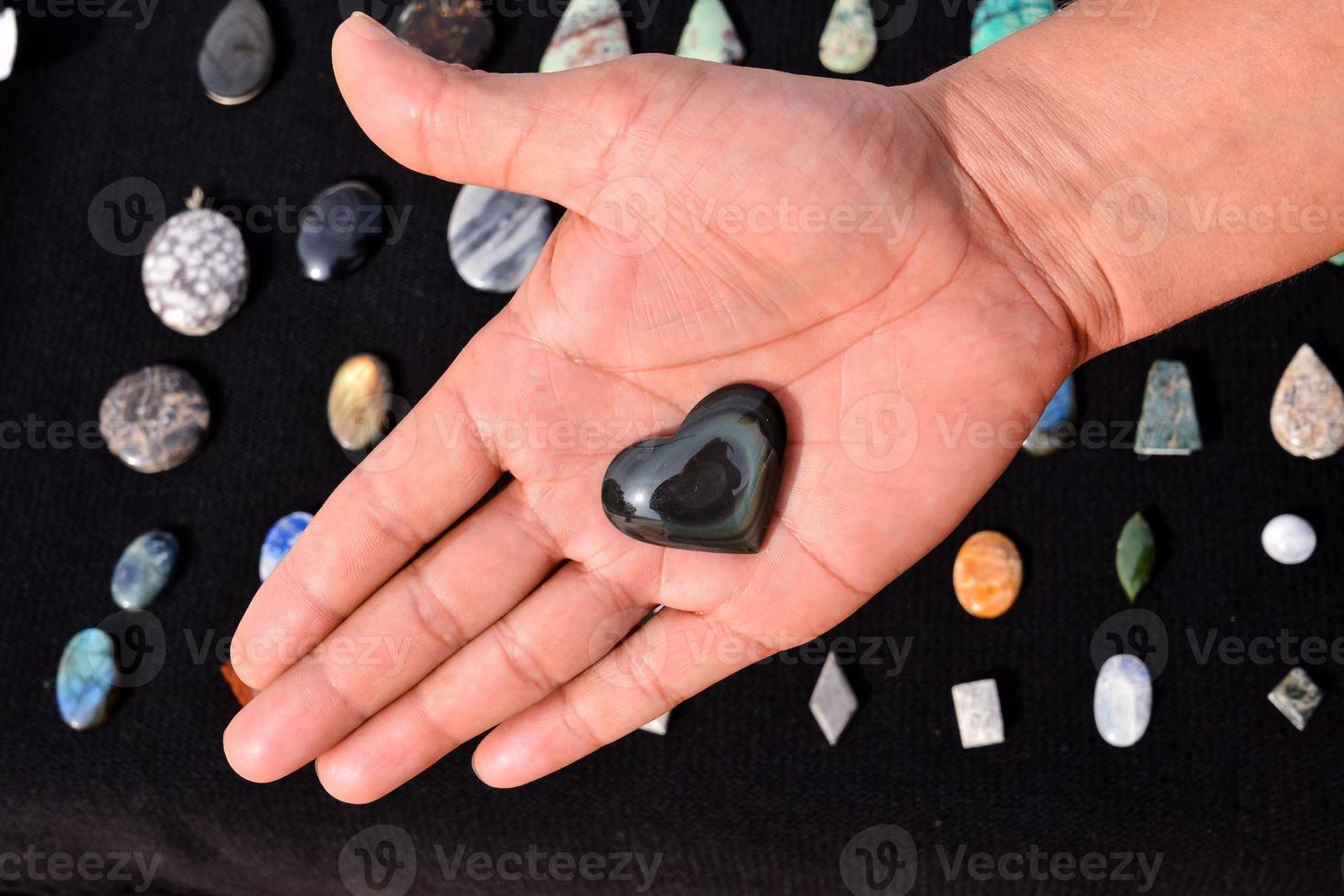 Gemstone for jewelry close-up photo