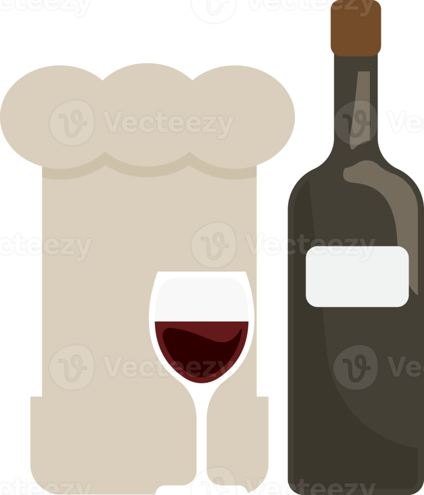 Italy national wine drink illustration png