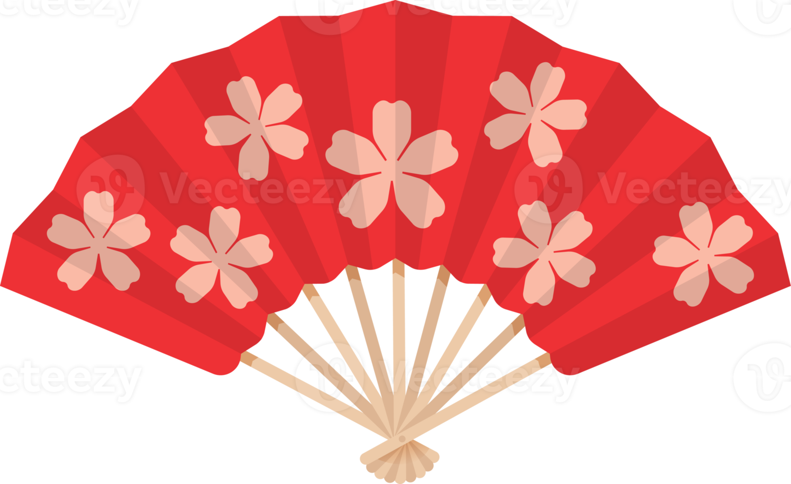 Japan art fan png