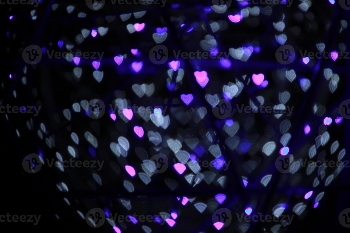 blur pink red gray hearts shape bokeh light background photo