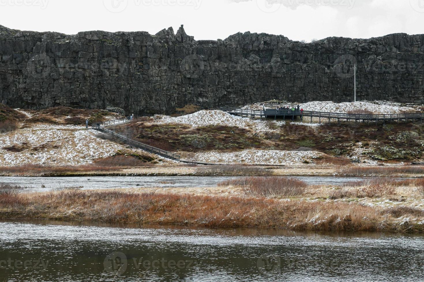 Pingvallavatn Lake Landscape In Golden Circle photo