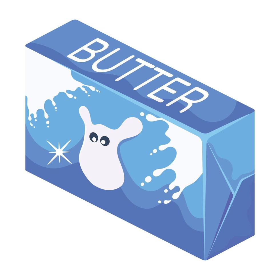 Trendy Butter Bar vector